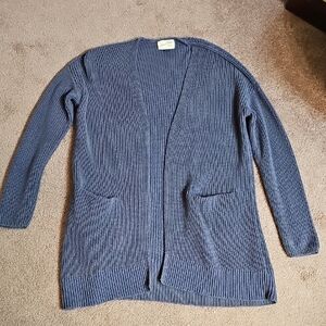Universal Thread Women's Blue Knit Cardigan
